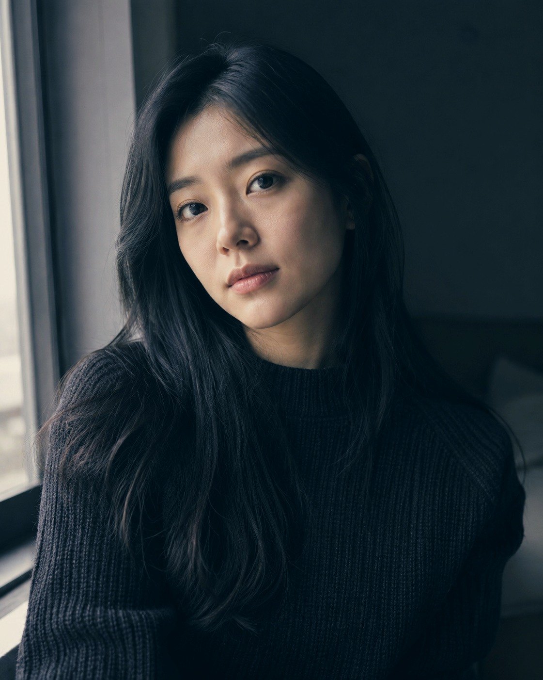 검정 — 보정 전