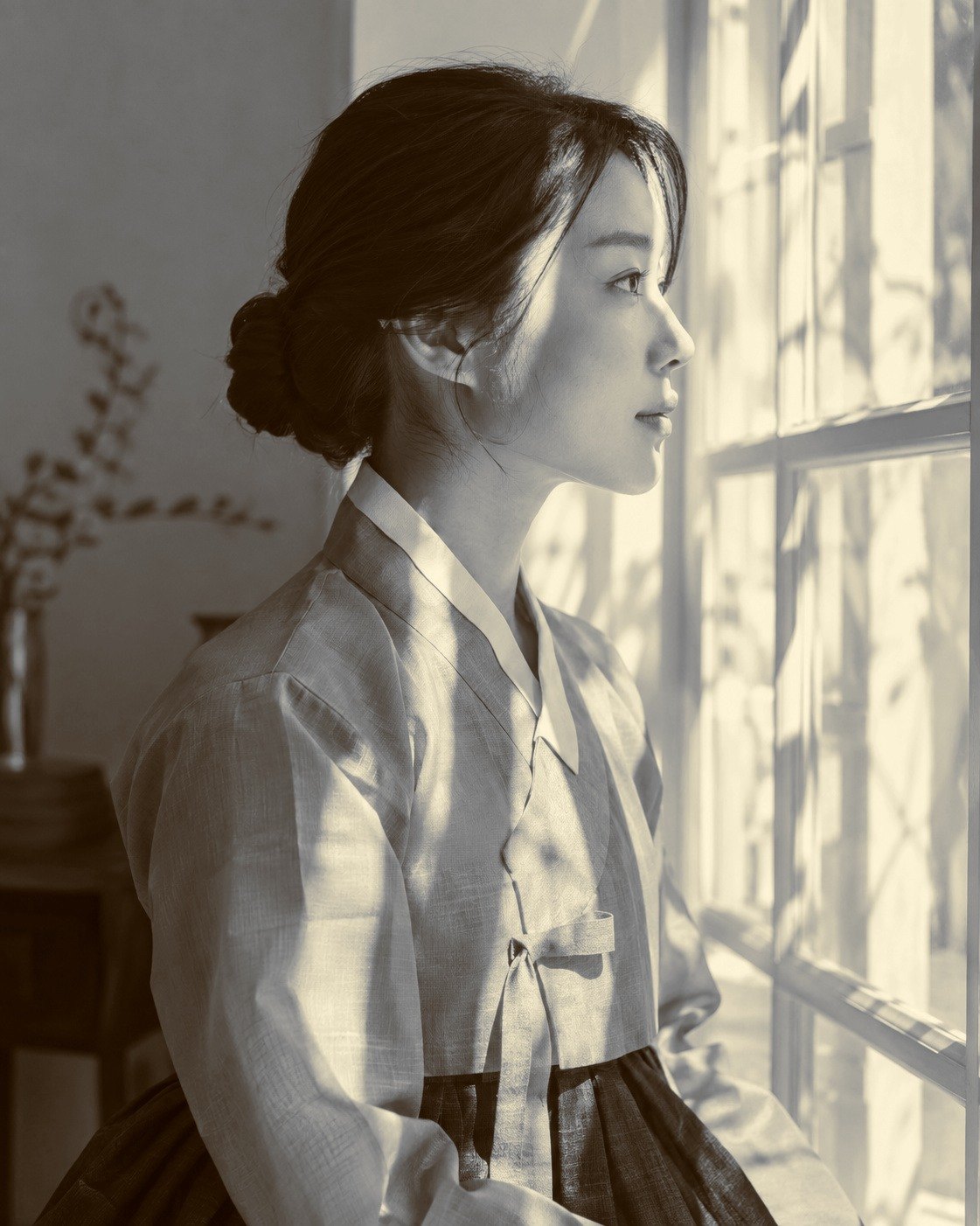 흑백 프리셋 — 보정 후